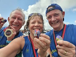 paul, shaz and chris medals and eggs.jfif